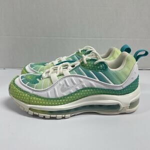 Nike Air Max 98 Bubble Pack CI7379 300 Size 6.5 Women Green White Low Top Shoe